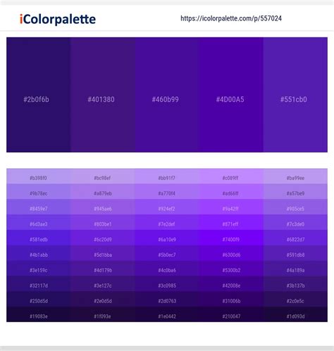 110+ Latest Color Schemes with Indigo And Indigo Color tone ...