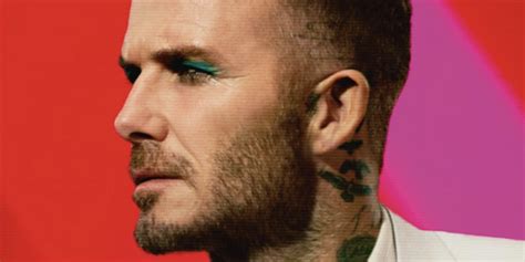 David Beckham Sports Eye Makeup on the Cover of LOVE Magazine’s Latest ...