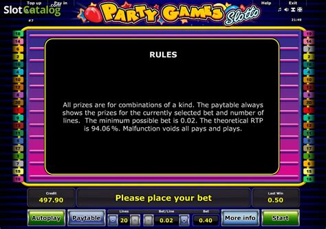 Party Games Slotto Slot - Free Demo & Game Review | Nov 2024