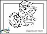 My Little Pony Applejack Coloring Pages  Team Colors sketch template