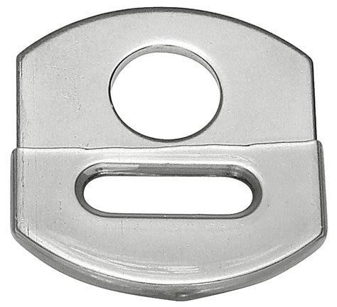 Anchor Plate, Seat Belt, 1968-74 GM, Stainless Steel @ OPGI.com