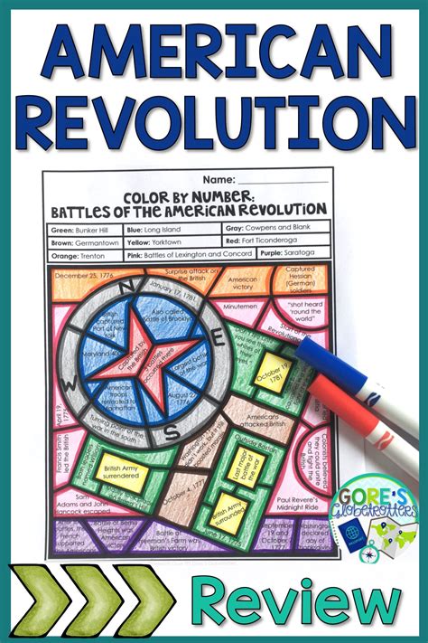 American Revolution Activities Pdf