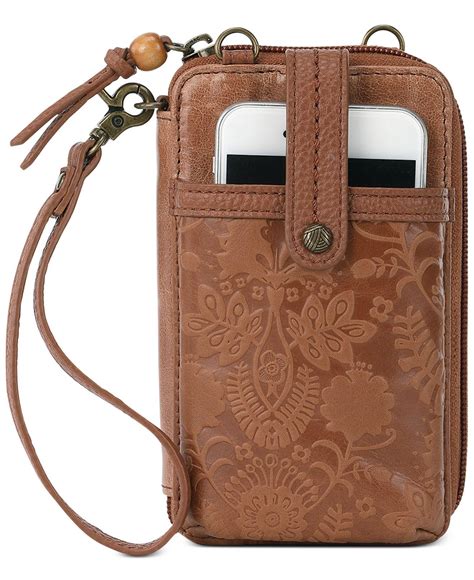 The Sak Leather Iris Smartphone Wristlet Wallet in Brown - Lyst