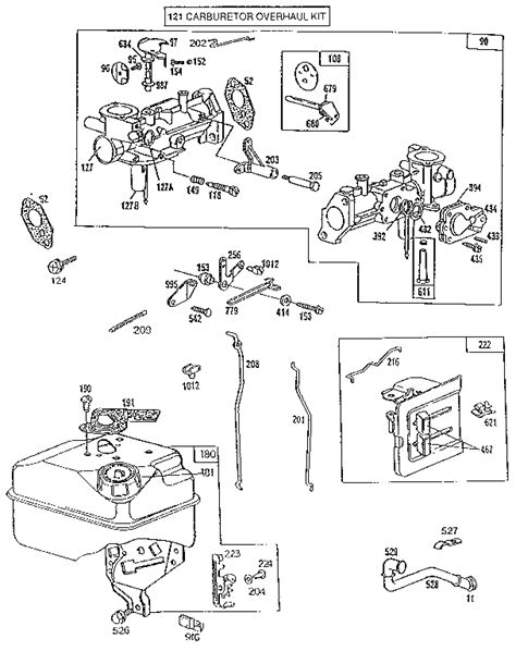 Briggs And Stratton 5hp Carburetor Linkage Diagram Choke