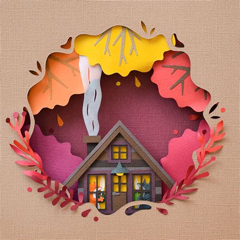 Thanksgiving | paper art :: Behance