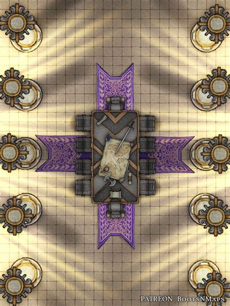 The War Room [30x40] [Battlemap] [OC] : FantasyMaps | Dungeon maps, Dnd ...