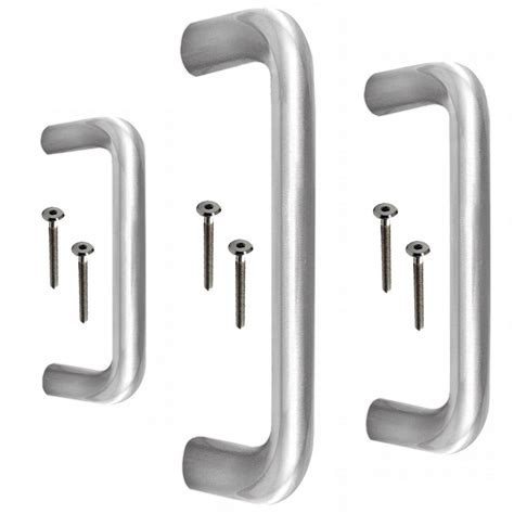 Jedo D SHAPED Grade 202 Stainless Steel Commercial Door Pull Handle | Door Superstore®