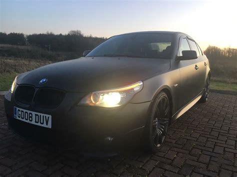 MATTE BLACK BMW 520D M SPORT AUTOMATIC | in Armadale, West Lothian ...