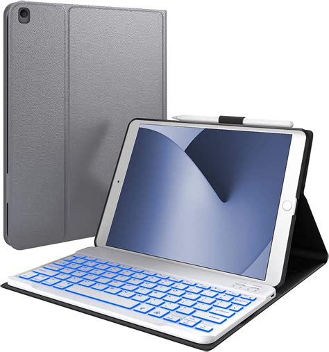 iPad 8th Generation Case with Keyboard Compatible with iPad 10.2 iPad ...