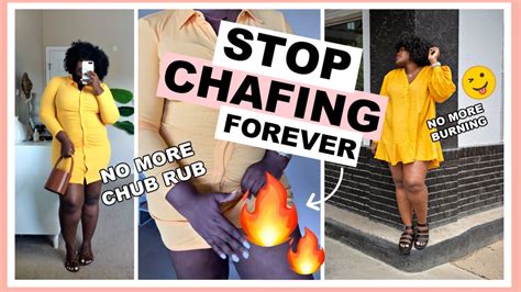 How to stop Thigh chafing aka BURNING 🔥between legs forever | Easy Ways to Stop Chub Rub now ...