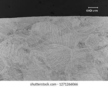 Micrograph Microstructure Austenitic Stainless Steel Weld Stock Photo ...