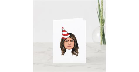 MELANIA TRUMP BIRTHDAY CARD | Zazzle