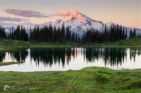 Glacier Peak Image Lake North Cascades - Alan Crowe Photography