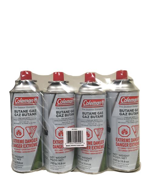 Coleman Butane Gas - 4 Pack | Walmart Canada