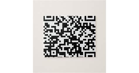 QR code design Jigsaw Puzzle | Zazzle