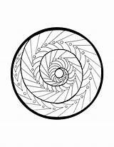 Coloring Page Spiral  Flip Etsy sketch template
