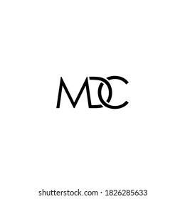 Illustration Vector Graphic Logo Letter Mdc Stock Vector (Royalty Free ...