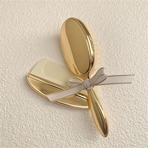 Brush & Comb Set - Gold – All Things Christenings