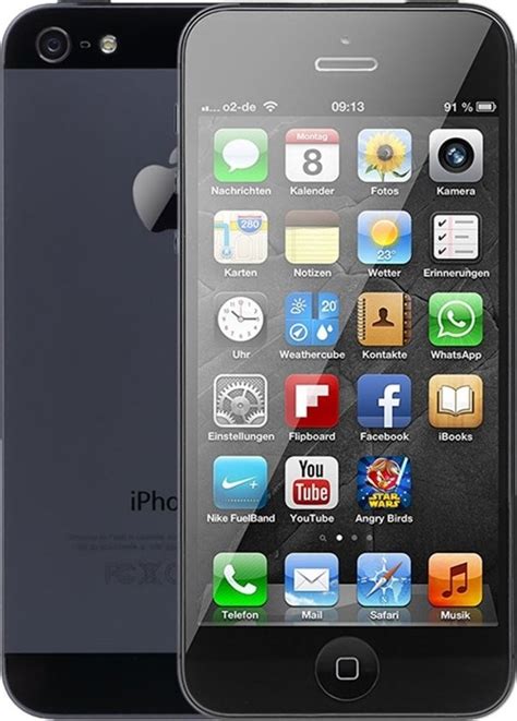 Renewed - Apple iPhone 5 32 GB Storage With FaceTime - Black | 10166 ...