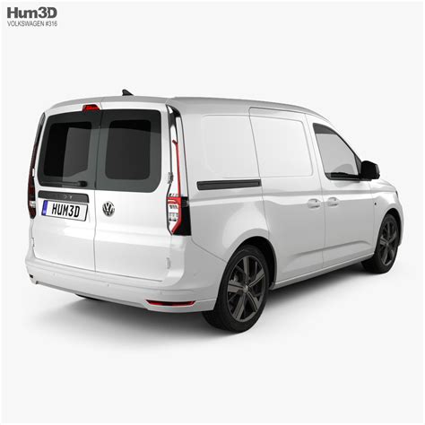 Volkswagen Caddy Panel Van 2023 3D model - Download Van on 3DModels.org