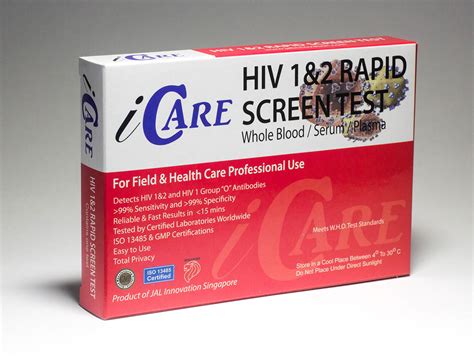 iCare Rapid HIV Test Kit (blood) – STD Rapid Tests