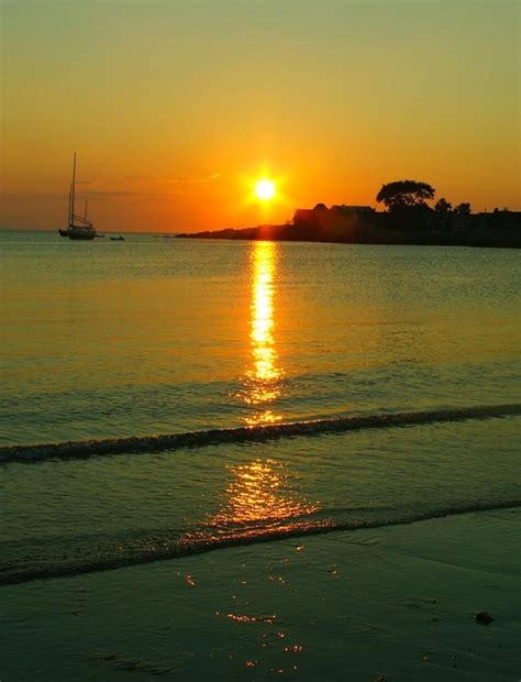 Sunrise in Rockport - New England