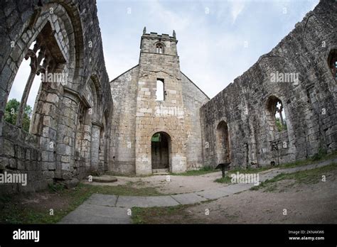 Wharram Percy St Martins Church Ruins East Yorkshire UK Stock Photo - Alamy