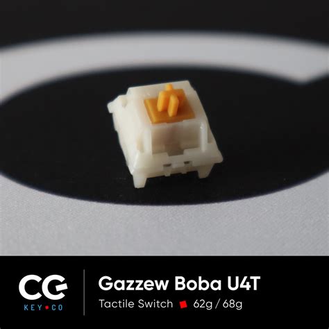 Gazzew Boba U4T RGB Switch 62g และ 68g (Tactile) 10 ชิ้น Mechanical ...