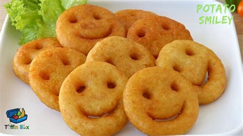 Homemade Potato Smiley / Emoji Fries Recipe || Easy Evening snacks idea for kids ...