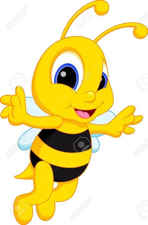 Busy Cartoon Bees With Honey Stock Photos Images, Royalty Free ... Bee ...