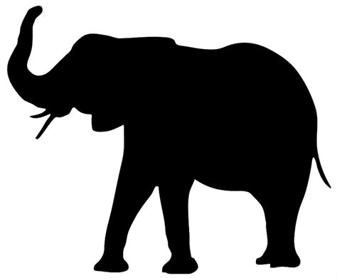 Animal Silhouette, Silhouette Clip Art | Animal silhouette, Silhouette art, Elephant silhouette