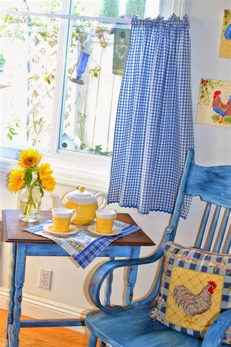 Blue and Yellow Kitchen Decor Awesome My Painted Garden Grow Your Blog Party Meet and Greet G ...