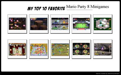 Top 10 Mario Party 8 Minigames by ForestTheGamer on DeviantArt