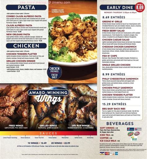 Online Menu of Kickback Jacks Restaurant, Raleigh, North Carolina, 27603 - Zmenu