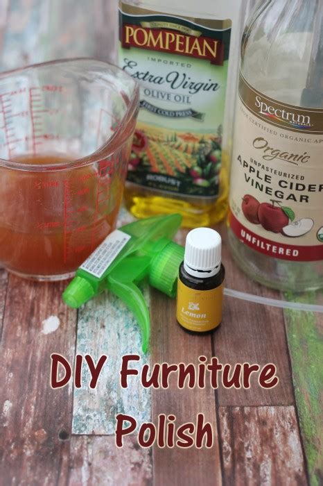 DIY All-Natural Furniture Polish - Sweet T Makes Three