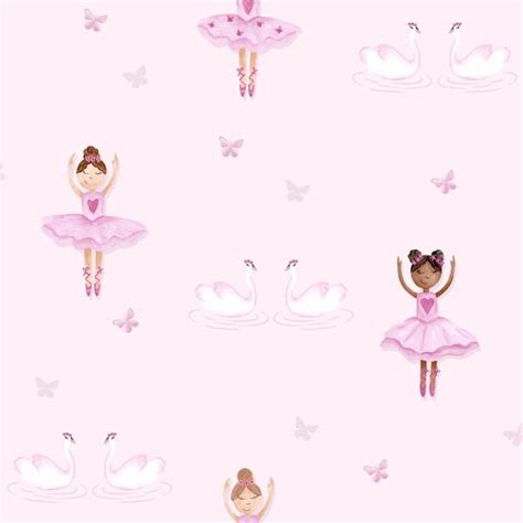 Ballerina Wallpaper Pink Holden 12460