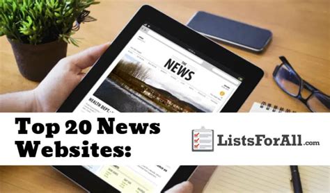 Best News Websites: The Top 20 List - ListsForAll.com