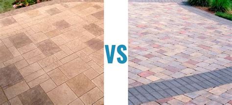 PAVERS VS. STAMPED CONCRETE: Costs, Installation, Maintenance