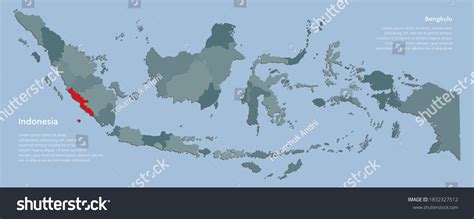 Detailed Vector Indonesia Country Border Map Stock Vector (Royalty Free ...