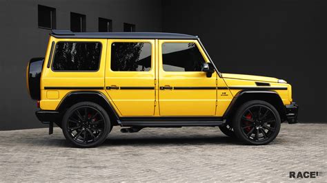 Crazy Color Yellow G63 AMG with Brabus Parts by RACE! - autoevolution