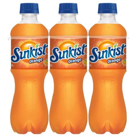 Sunkist Orange Soda, 6 bottles / 16 fl oz - Fred Meyer