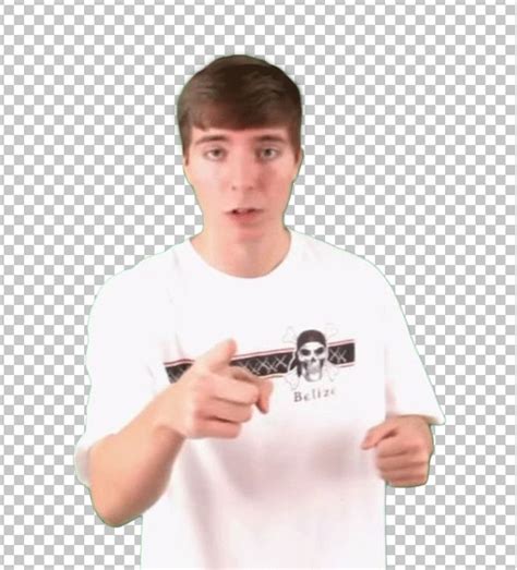 Young MrBeast pointing PNG Image