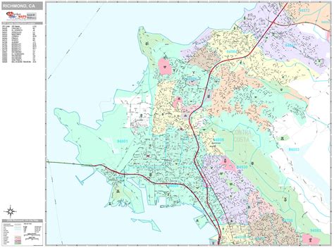 Richmond California Zip Code Map - Map