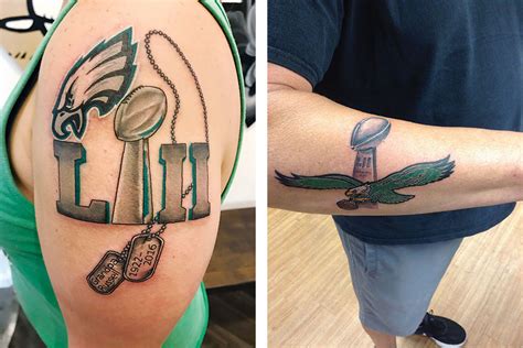 17 Cool, Crazy, and Straight-Up Weird Philadelphia Eagles Tattoos