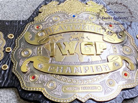 IWGP Heavyweight Championship Wrestling Belt Dual Plated 4mm Plates