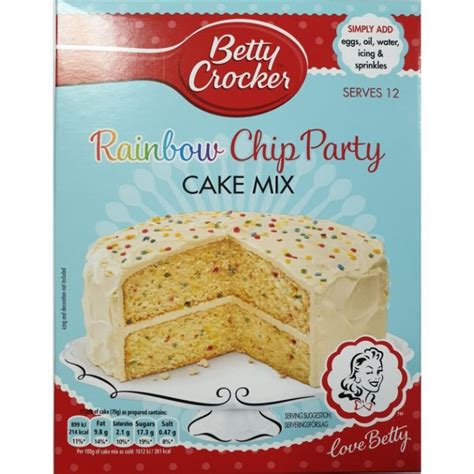 BETTY CROCKER RAINBOW CAKE MIX 425g – Convenience Shop Online