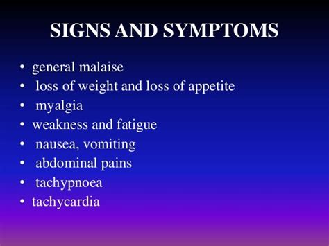 Lactic Acidosis Signs And Symptoms