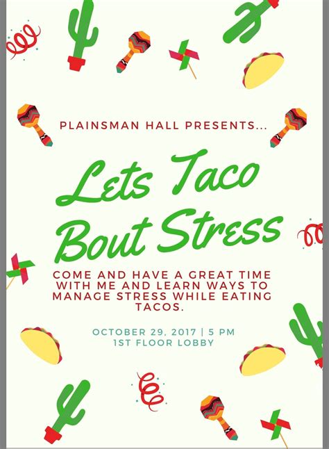 Plainsman Hall 1st wellness event #residentassistant | Resident events ideas apartments, College ...