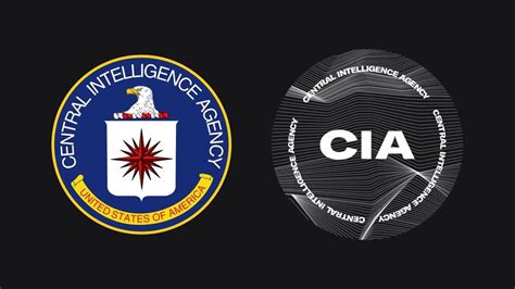 The seal of the CIA (left) and a new logo they recently released (right ...