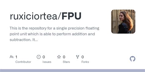 GitHub - ruxiciortea/FPU: This is the repository for a single precision ...